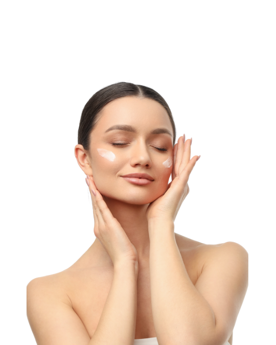 white skin care instagram post